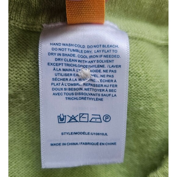 GUEST IN RESIDENCE Cashmere Pull On Everywhere Shorts Women's Small Chartreuse - Picture 6 of 7